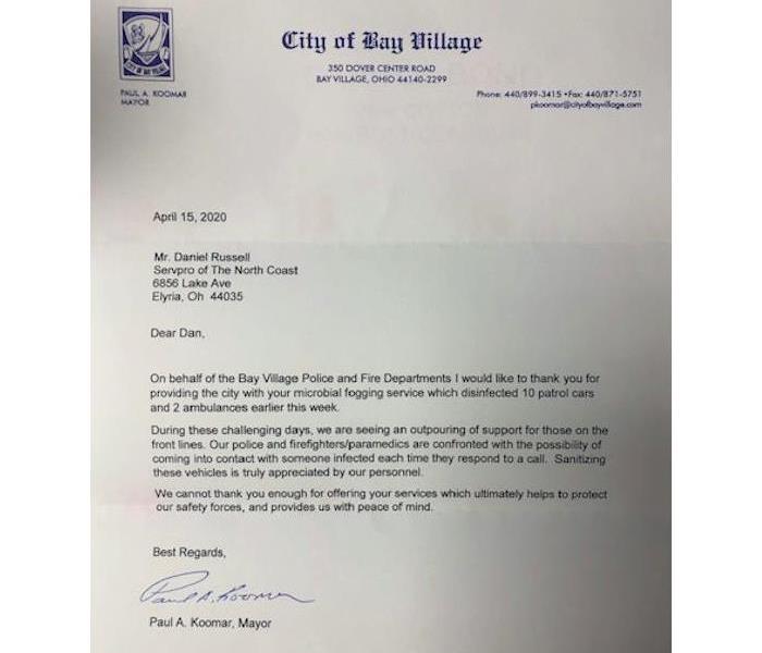 Letter from the mayor